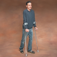 Forearm Crutches Adult 25 To 44 (64 To 112Cm) 28 To 37 (71 To 94Cm