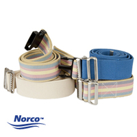 Norco  Cotton Gait Belts With Metal Buckle 2 (5.1Cm) Wide White 5