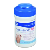 Sani-Hands� Alc Handwipes Case Of 12 Canisters Each